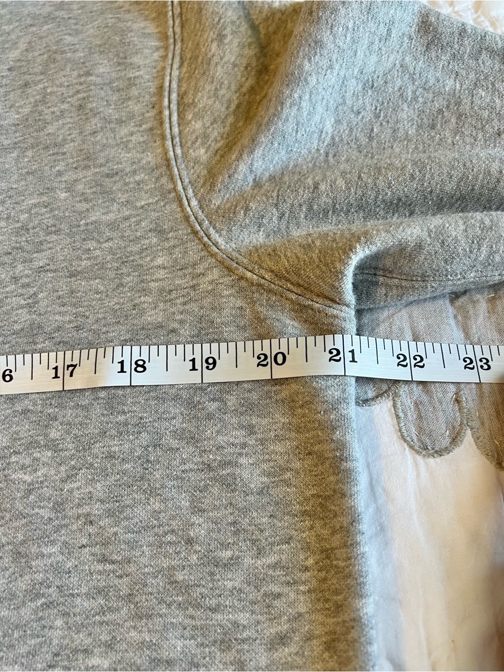 Polo Ralph Lauren Paint Splatter Bear Grey Sweatshirt Pullover Crewneck Medium - Picture 9 of 10